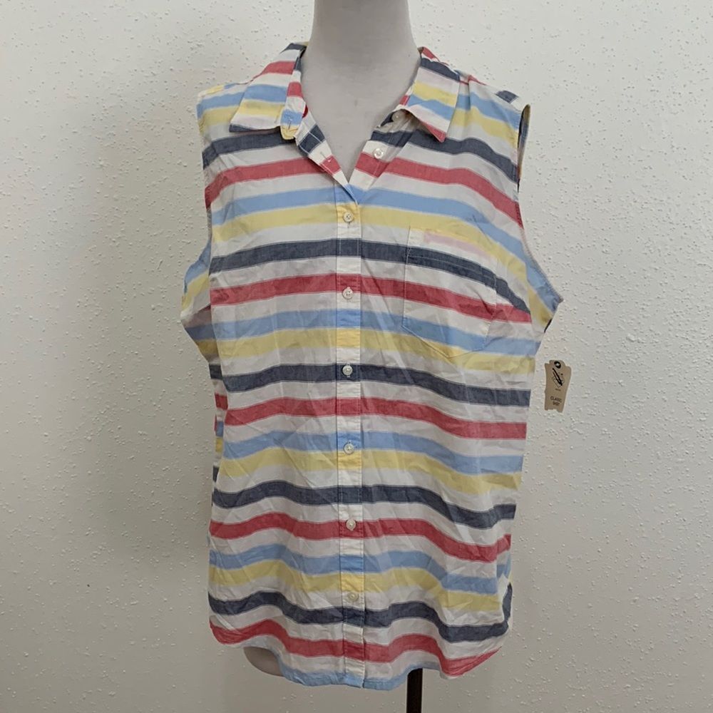 3for$20 NWT. Sleeveless button front top select your size